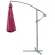 Import Outdoor 10&#39; Sunshade Cantilever Hanging Tilt Offset Patio Umbrella with Stand from China