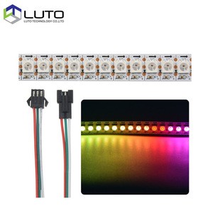 outdoor 144leds/m 8mm width 3535 6812 ic led programmable rgb rope lighting