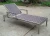 Import Outdoor aluminum chair poly wood sun lounger with wheels beach chaise lounge from China