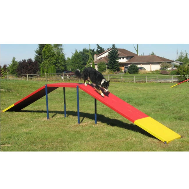 outdoor dog walk ramp outside dog park customized doggie show equipment puppy play park agility training equipment china
