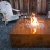 Import Outdoor Warming Corten Steel Nature Gas Fire Pit from China