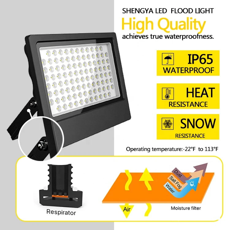 Outdoor Waterproof led flood Light 30W 50W  100W 150W 200W  LED Floodlight IP65