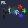 Outdoor Waterproof LED Snowflake Lights rotating party holiday christmas light laser Wall Light Landscape Projector