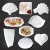 P44 Hotel Restaurant White Ceramic Dinnerwares Porcelain Catering Tablewares