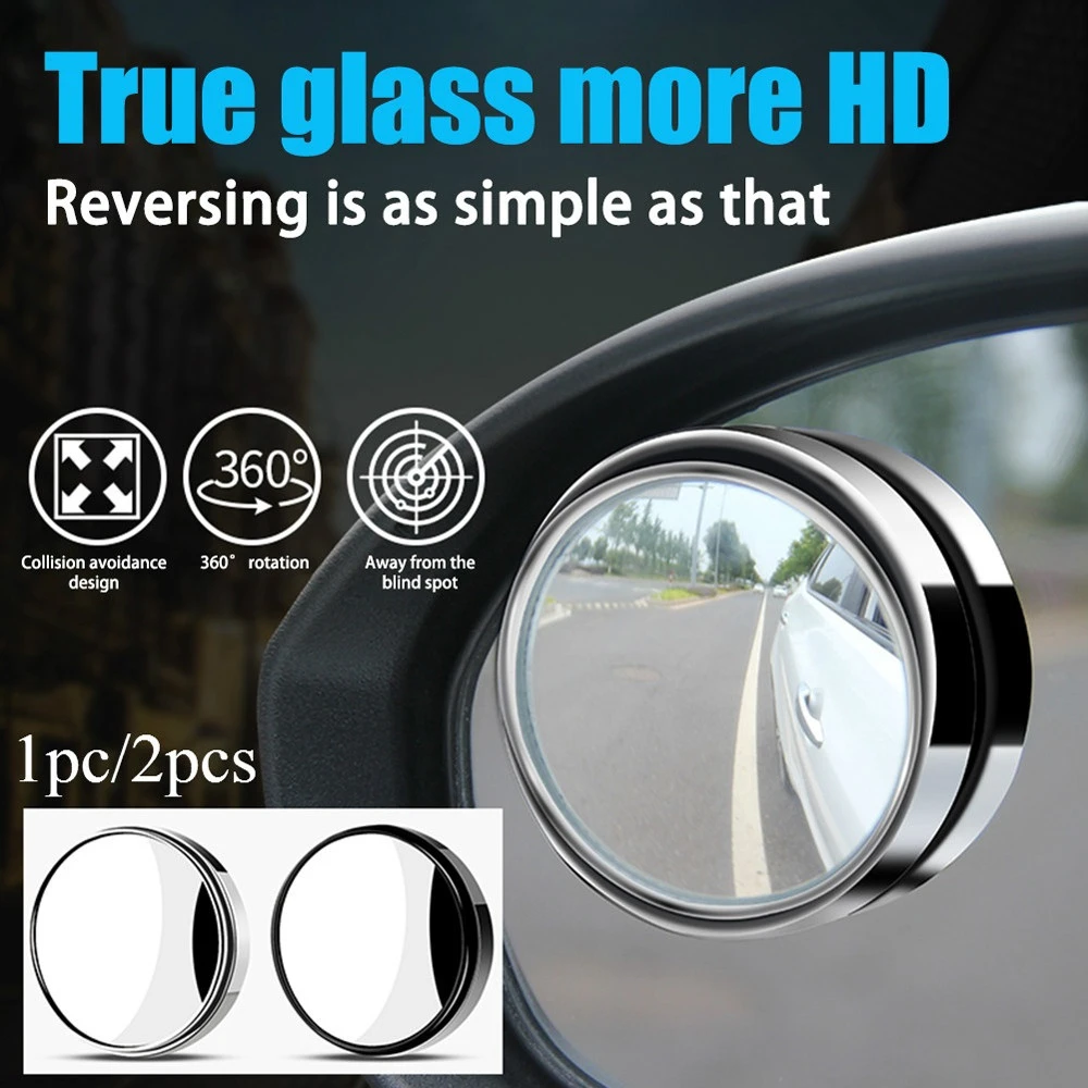 Paired 360 degree rotation Truck Car Glass Blind Spot Mirrors