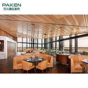 Paken factory custom made luxury modern 5 star hotel restaurant furniture set