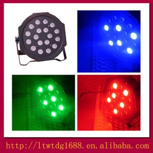 par 64 led disco light,18*3w RGB stage light,Stage lamps and lanterns