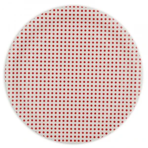 Party decoration red polka-dot printed paper plates