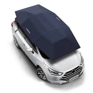Patent holder Lanmodo Silver Semi-Auto Car Sunshade for SUV Mobile Advertising Car Sun Shade