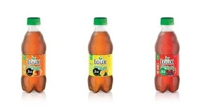Peach Ice Tea Loux plus n light - Non Carbonated Drink Beverage - NO Sugar - NO Artificial Sweeteners - in 330ml PET Bottle