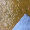 Pebble cobble stone Shiny Synthetic Vinyl PVC Glitter Fabric Sheets Chunky Faux Leather For Shoes Bags for India market