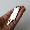 Perfect EDC Tool Compact Utility Tool Pocket Knife With Razor Blade Flat Head Screwdriver Pry Tip Bottle Opener