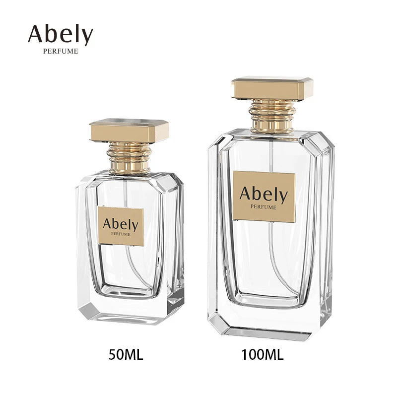 Personalized Wholesale customise luxury perfume bottle 100ml 50ml parfum perfume packaging bottles