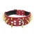 Import Pet products supreme dog collar 2 inch gold spike dog collars red from China