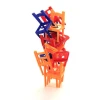 Plastic Balance Stacking Chairs Desk Play Game Educational Toy Balance Stacking Chairs Child Interactive Desktop Game Toys