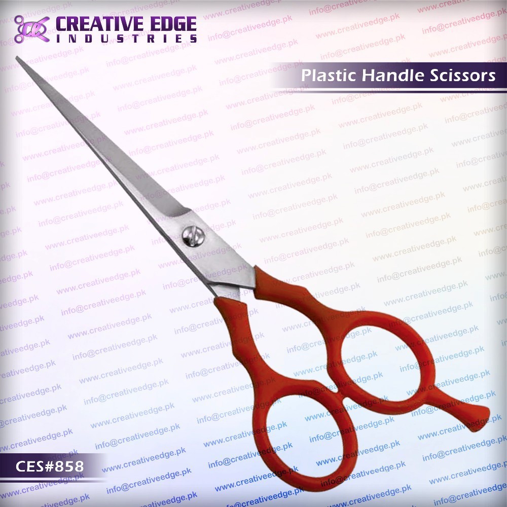 Plastic handle Barber Hairdressing scissors/shears CES 858
