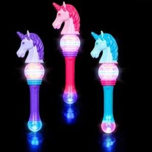 Plastic LED Super unicorn Windmill Wand, Magic Wand, Windmill Toy  LED Toys Magic unicorn Wands  LED Magic Wand unicorn toys