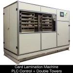 plastic PVC card laminating machine