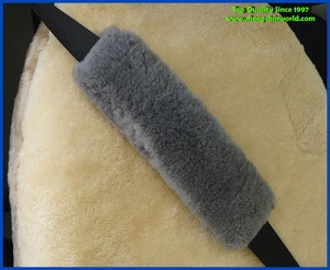 plush fake fur safety belts cover