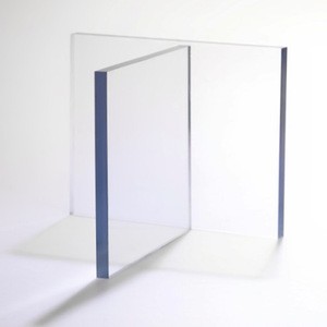 Polycarbonate clear plastic sheet desk sneeze guard shield for counter