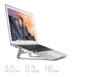 Portable Aluminum Laptop Stand, 2018 New Design Cooling Pad