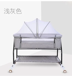 Portable baby crib multifunctional beside sleeper OEM bassinet