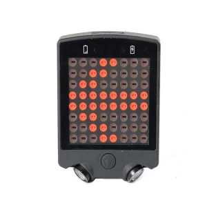 Portable Bike Rear Light Waterproof USB Rechargeable Automatic Smart Turn Signals LED Bike light set for emergency
