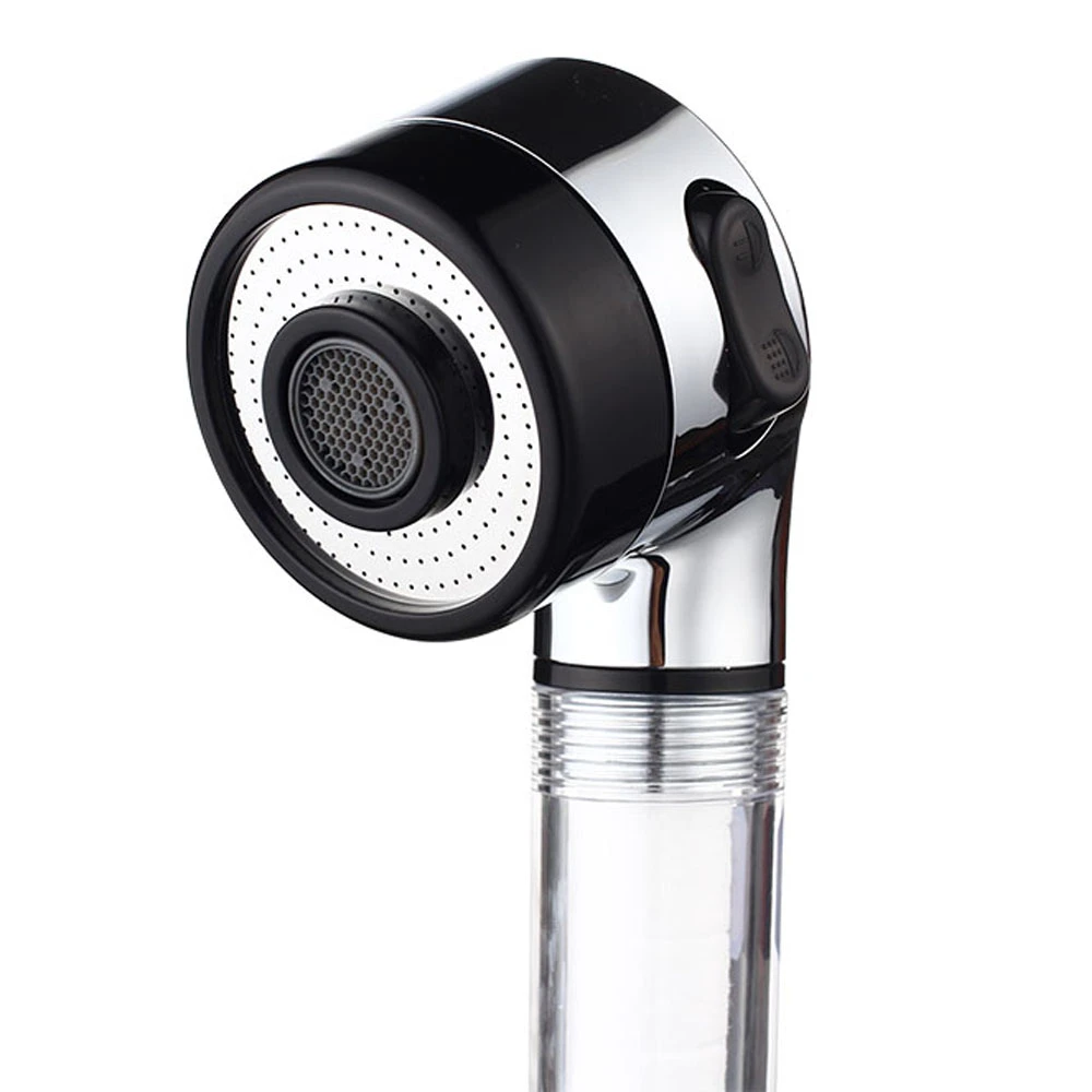 PP filter cartridge black sink faucet head 2 modes tap water purifier