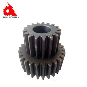 Precision small stainless steel metal double  spur gear