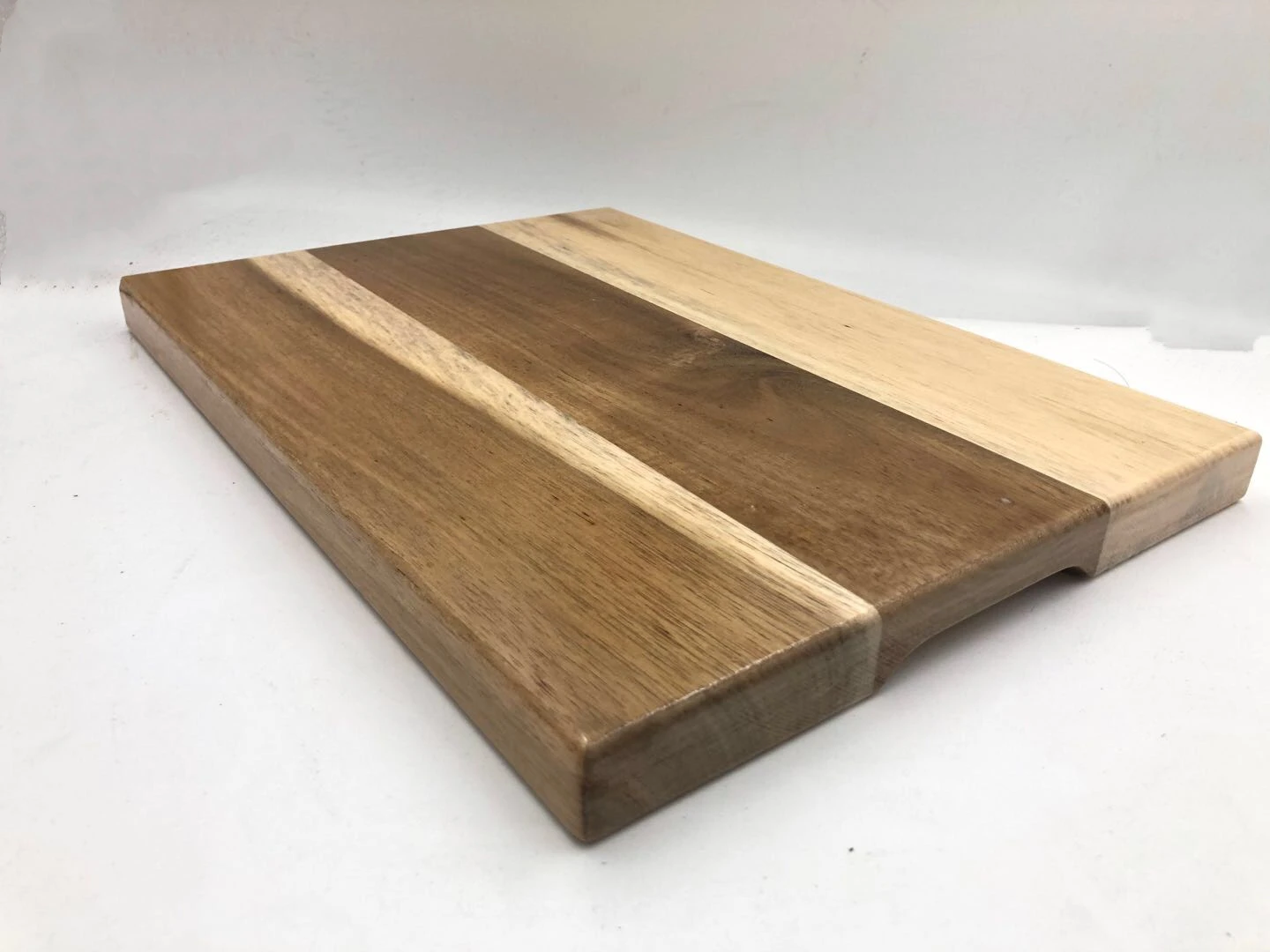 Premium Kitchenware Natural Wooden Chopping Block Rectangle Acacia Wood Cutting Board
