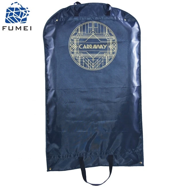 Premium long garment bag men travel customized foldable suit bags