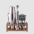 Import Premium Quality Bartender Kit Leak Proof 16 Pcs Bar Tools Silver Bartender Kit Tools Set Cocktail Shaker Set With Stand from China