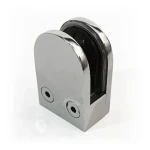 Premium Stainless Steel Glass Clamp D Clip  High-Quality Hardware for Balustrades, Handrails, and Glass Balconies