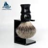 Private label Badger Hair Shaving Brush with drip stand, plastic drip stands shaving
