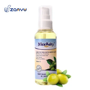 Private Label Natural Fresh Organic Olive Baby Body Oil for Baby Skin Care with Sweet Almond oil