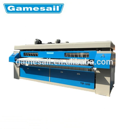 Professional flat ironer machine, laundry equipment for table cloth