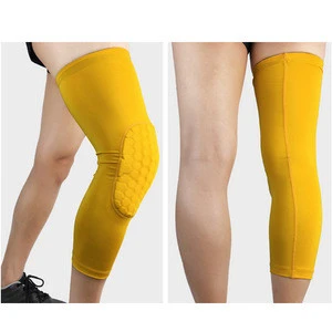 Professional Honeycomb Sock Knee Pads Sport Safety Basketball Breathable Knee Protectors Padded Knee Brace Compression Sleeve