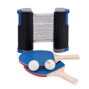 Professional Table Tennis Sports Training Set Racket Blade Mesh Net Ping Pong Student Sports Equipment Simple Portable