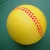 Import Promotional Baseball Toys PU Leather Yellow Softball from China