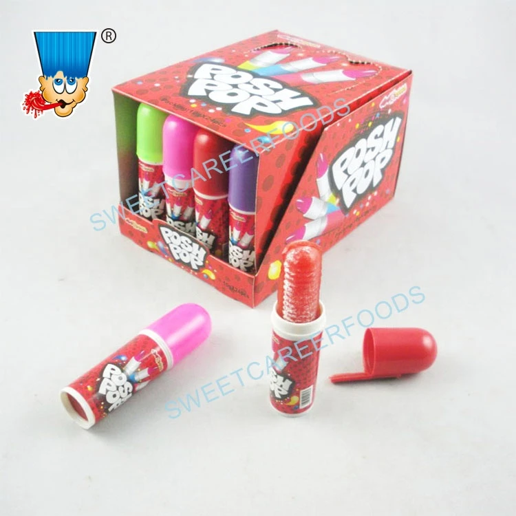 push pop lipstick hard lollipop candy sweet