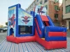 PVC 0.55mm spider inflatable bouncer slide /Spider man inflatable combo
