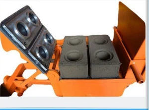 QMR2-40   manual Interlocking brick making compressed earth block machine price