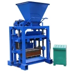 QT4-35 Big Capacity Manual Brick Making Machine Light Weight Bricks Machine