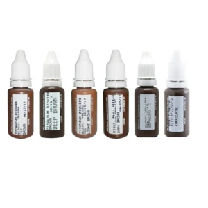 &quot;BIOTOUCH Permanent Makeup MICROBLADING PIGMENTS for EYE BROWS 6 bottles 15 ml &quot;