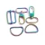 Import Rainbow Color Purse Making Hardware Accessories D Ring Slider Snap Hook from China