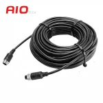 RCA Video Audio DC 4 Pin GX12 Male Plug Female Socket Aviation Connector Rear View Reverse Camera cable