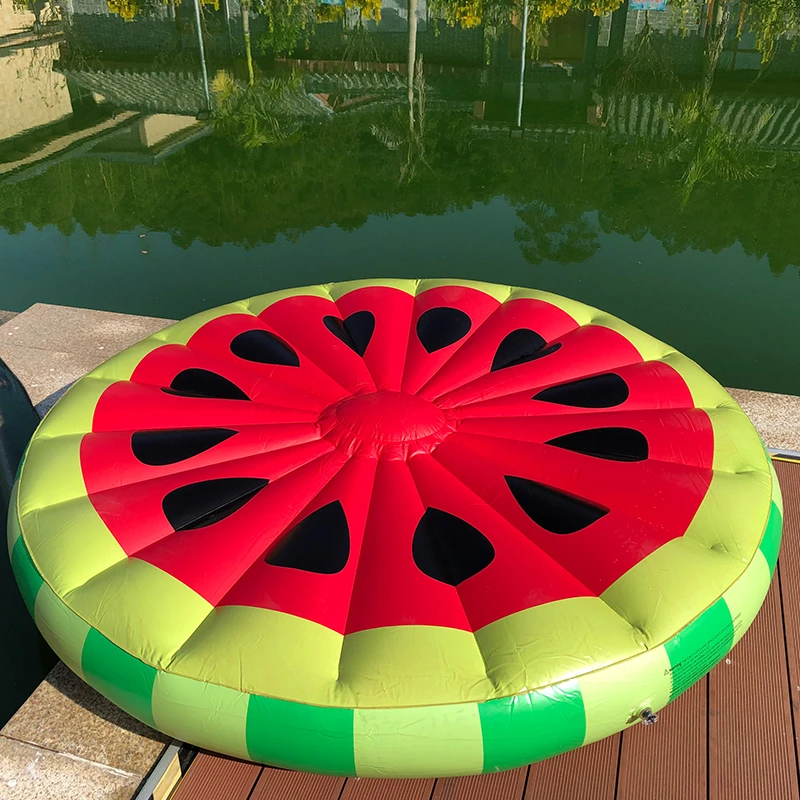 Ready to ship watermelon swim ring designer pool float raft inflatable With Good Service