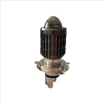 Refitting motorcycle LED headlamp lens with integrated aluminum parts H4 double claw bulb