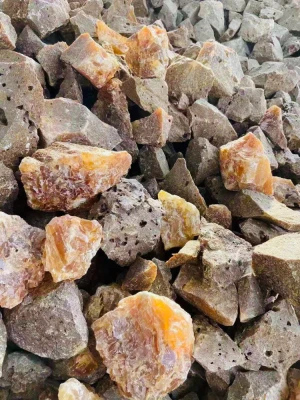 Refractory Magnesite Magnesite Large Crystal Fused Magnesium Industry Yellow 97% 98%