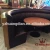 Import Restaurant leather sectional half round booth, Modern restaurant sofa booth half round leather sofa YK602 from China